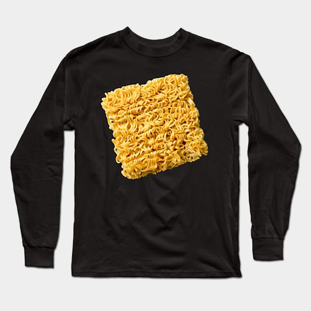 Ramen Noodle Block Long Sleeve T-Shirt by MeatMan